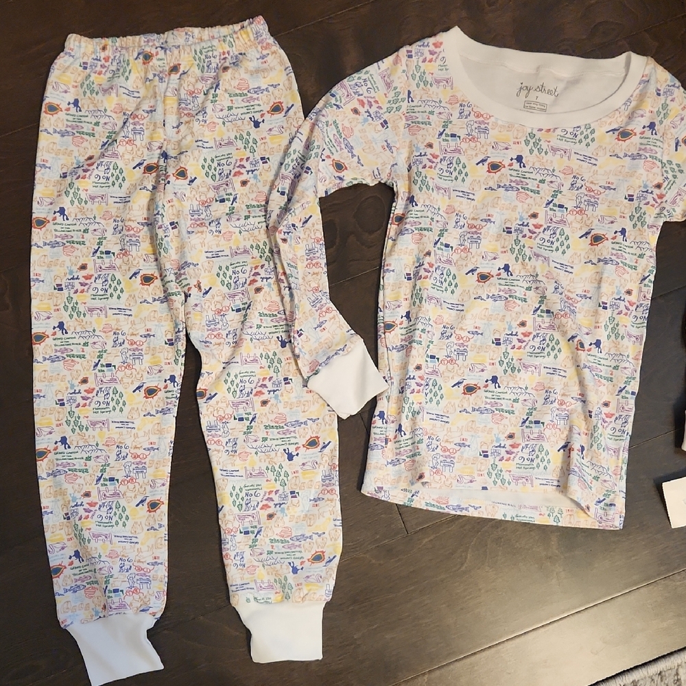 Kids Pajama Set - Colorful Print